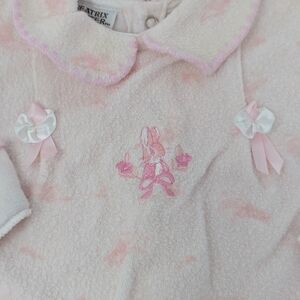 Beatrix Potter Peter Rabbit Vintage Baby Sleeper Terry Cloth Canada Bunny